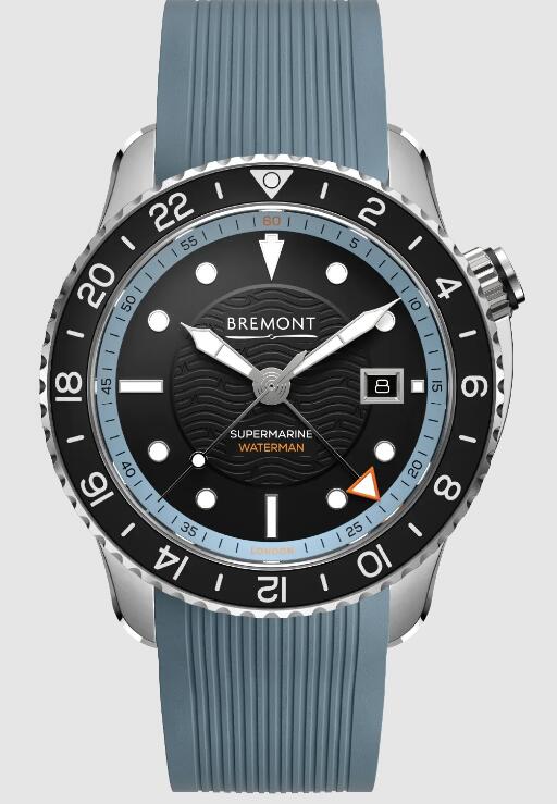 Replica Bremont Watch Supermarine Waterman Apex II Blue rubber